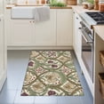 thumbnail image 4 of Colorful Flower 2x3ft Non Slip Area Rug William Morris Abstract Boho Plant Floral Green Herbs Washable&nbsp;Soft Area Rugs for Living Room, Indoor&nbsp;Circle Carpet for Bedroom Dining Room Kitchen, 4 of 9