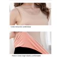 thumbnail image 4 of Camiseta sin mangas de algodón con forro polar térmico para mujer, 4 of 6