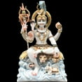 thumbnail image 5 of Shiva Statue Murti Large 18 inches Mahadev Idol Shankar Sculpture Bholenath Hindu Religious God Shiv Statue Marble God of Yoga Dance Meditation Perfect for Yoga Studios & Home Temple Housewarming Gift, 5 of 5