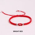 thumbnail image 1 of Fiudx Pulsera de Amor, Cuerda de Cuentas de Plata Tejida a Mano, Pulsera de Nudos Ajustables, Regal Simbólico de Amor, Regal de Aniversario de Cumpleaños, Gesto Romántico, Cómodo de Llevar., 1 of 2