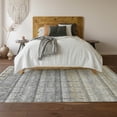 thumbnail image 6 of Addison Rugs Mayfield Washable Transitional Stripes Gray Rectangle Rug, 2'6" x 3'10", 6 of 6