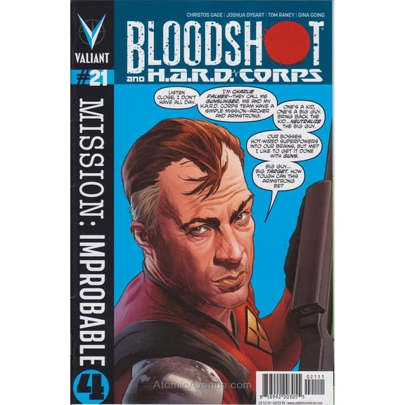 Bloodshot and H.A.R.D. Corps #21 VF ; Valiant Comic Book