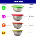 thumbnail image 3 of Juego de 6 Bowls CHIC FLIC y Rallador con tapa para mezclar, 3 of 6