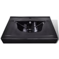 thumbnail image 5 of vidaXL Luxury Ceramic Basin with Faucet Hole 23.6"x18.1" Black, 5 of 6