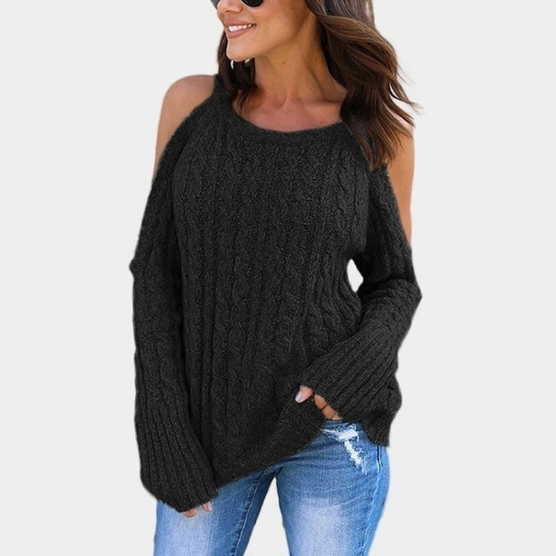 cold shoulder winter tops