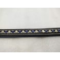 thumbnail image 4 of Elegant Designer Leather Bridle Black Browband with Clear Crystal Detailing for a Sophisticated Look (Size - Pony 38cm Small), 4 of 4