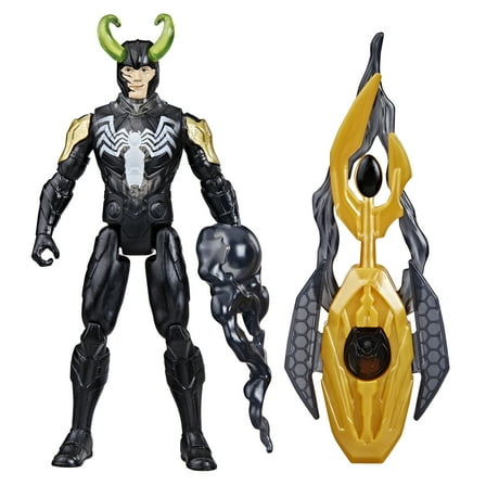 Marvel Avengers VenomVersus Epic World of Action 4” (10 cm) Venomized Loki Figure, 4 