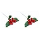 thumbnail image 4 of Ounissouiy Navidad Bayas Ramas Decorativas Vacaciones Festival Atmósferas Navidad Inserción Fondo Decoración Rama Única Sucursal única 2Conjunto, 4 of 6
