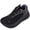Black, variant on Men's Wide Cushioned Supportive Road Running Shoes | Wide Toe Box | Rubber Outsole