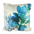 thumbnail image 1 of Blue Flowers And Leaves B Cushion, 1 of 1