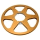 thumbnail image 1 of 1/4 10 Inch Empty Tape Spool, Nab Open Spool, Aluminum Alloy, 6 Holes Wind Resistance, Empty Tape Spool for Recording, Gold, 1 of 4