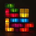 thumbnail image 3 of Tetris Lampe, 3d Diy Led Tetris Stapelbares Nachtlicht 7 Farben Induktionsverriegelung Schreibtischlampe Magic Blocks Puzzles Spielzeug Fr Kinder Teen, 3 of 5