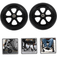 thumbnail image 5 of 2 Pcs Roue de Fauteuil Roulant 8 Pouces Flexible Roue de Service pour Fauteuil Roulant, 5 of 5