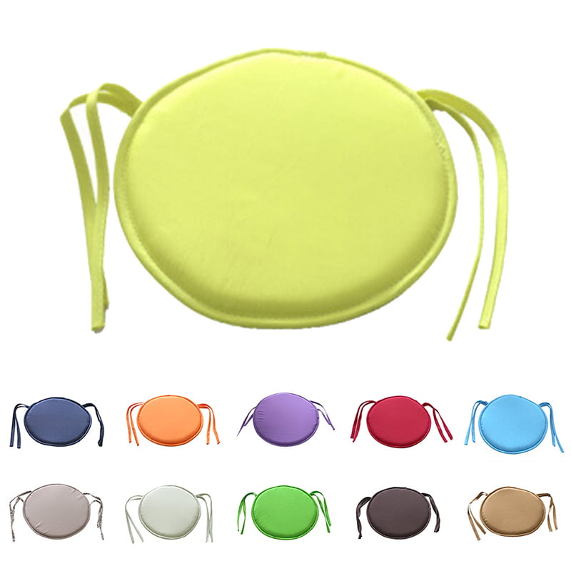 Indoor Dining Garden Patio Room Home Office Kitchen Round Chair Seat Pad Cushion 