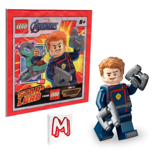 LEGO Super Heroes Guardians of the Galaxy Vol. 3 Minifigure - Star-Lord (with Blasters)