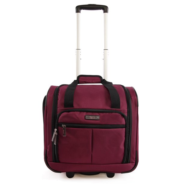 Underseat 15.5 Rolling Tote Carry-On Luggage - Walmart.com - Walmart.com