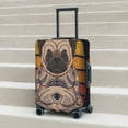 thumbnail image 6 of Fuzoiu Pug dog Yoga Print Suitcase Cover,Washable Luggage Covers for Suitcase,Elastic Luggage Protector Cover,Scratch Resistant Travel Suitcase Covers-Medium, 6 of 7
