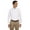 WHITE, variant on The Harriton Mens Long Sleeve Oxford Shirt with Stain-Release - LIGHT BLUE - XS