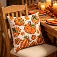 thumbnail image 6 of Pumpkin Pillow Covers 18x18 Double Sided Print Fall Decor Cushion Covers for Sofa Thanksgiving Home Decor by OVFUIZ, 6 of 6
