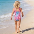 thumbnail image 5 of Shadoumai One Piece Swimsuit for Girls 12-14 Front Criss Cross Tankini Sets Quick Drying Cute Floral Print Bathing Suits for Girls Adjustable Straps Modest Swimwear, 5 of 6