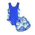 thumbnail image 3 of Shadoumai Girl's High Waisted Swim Bottom Tummy Control Ruched Bikini Tankini Bottoms Solid Summer Beach Swimsuit Briefs, 3 of 8