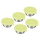 thumbnail image 1 of Juego de 5uds Envases para Aderezo Ensaladas, Acero Inoxidable 1,7 Oz con Tapas a Prueba Fugas Adecuado para Caja Almuerzo Picnic Viajes, Verde, 1 of 5