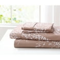 thumbnail image 4 of SL SPIRIT LINEN HOME EST. 1988 Foliage Microfiber Sheet Set Queen - Black, 4 of 5