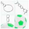 thumbnail image 6 of WASHWEPE Soccer Ball Keychains Assorted Color For Backpacks Hanging Ornament 4Pcs 1.4In, 6 of 8