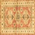 thumbnail image 1 of Ahgly Company Indoor Square Geometric Brown Traditional Area Rugs, 5' Square, 1 of 4