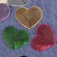 thumbnail image 4 of 10 Pcs Heart Shaped Embroidered Patches Iron On Patches Sequins Patches, 4 of 20