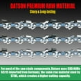 thumbnail image 4 of 16 Inch Chainsaw Chain 3/8" LP Pitch, 050" Gauge, 57 Drive Links, German Steel, fits TRILINK CL15057TL2, S57 and more  (3 Chains), 4 of 13