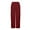 Wine, variant on Busydd Women's Pants Solid Color Button Cargo Pants Casual Stretchy Outdoor Hiking Pants with Pockets L
