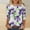 Purple, variant on ZZwxWA Womens 3/4 Length Sleeve Tops Casual Round Neck Tunic Shirts Spring Summer Basic Tees Loose Fit Business Work Blouse