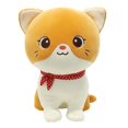 thumbnail image 1 of Muñeco de peluche de gato de dibujos animados, lindo gatito de peluche, juguete de trapo, cojín elástico suave para sofá, regalo de cabecera para niñas, 24 cm, gato amarillo, 1 of 5