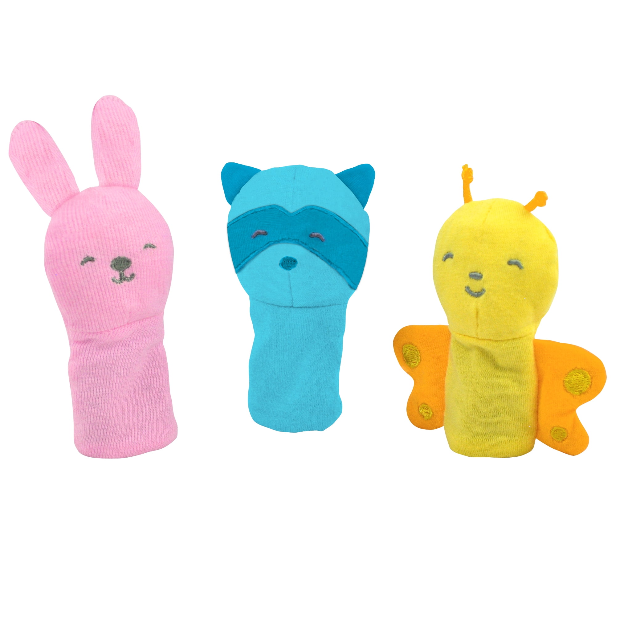 1 D... Fun Express Preschool Kindergarten Velour Animal Finger Puppets Kids Toy