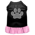 thumbnail image 2 of Chevron Paw Screen Print Dress, 2 of 2