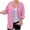 Pink, variant on XFLWAM Long Sleeve Button Down Shirts for Women Collared Lightweight Textured Casual Shacket Tops Blue M