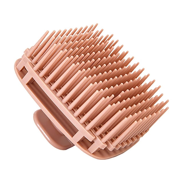 Fiudx Cepillo de Champú para Masaje, Peine de Cerdas Firmes, Exfoliante para El Cuero Cabelludo, Tamaño de Viaje, Uso Familiar, Cepillo Acondicionador para El Cabello