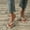 White, variant on 50% Off Clear ABPWLY Women's Shoes Fashion Solid Color Minimalistic Square Head Pleated Heel Sandals Slippers Flip Flop