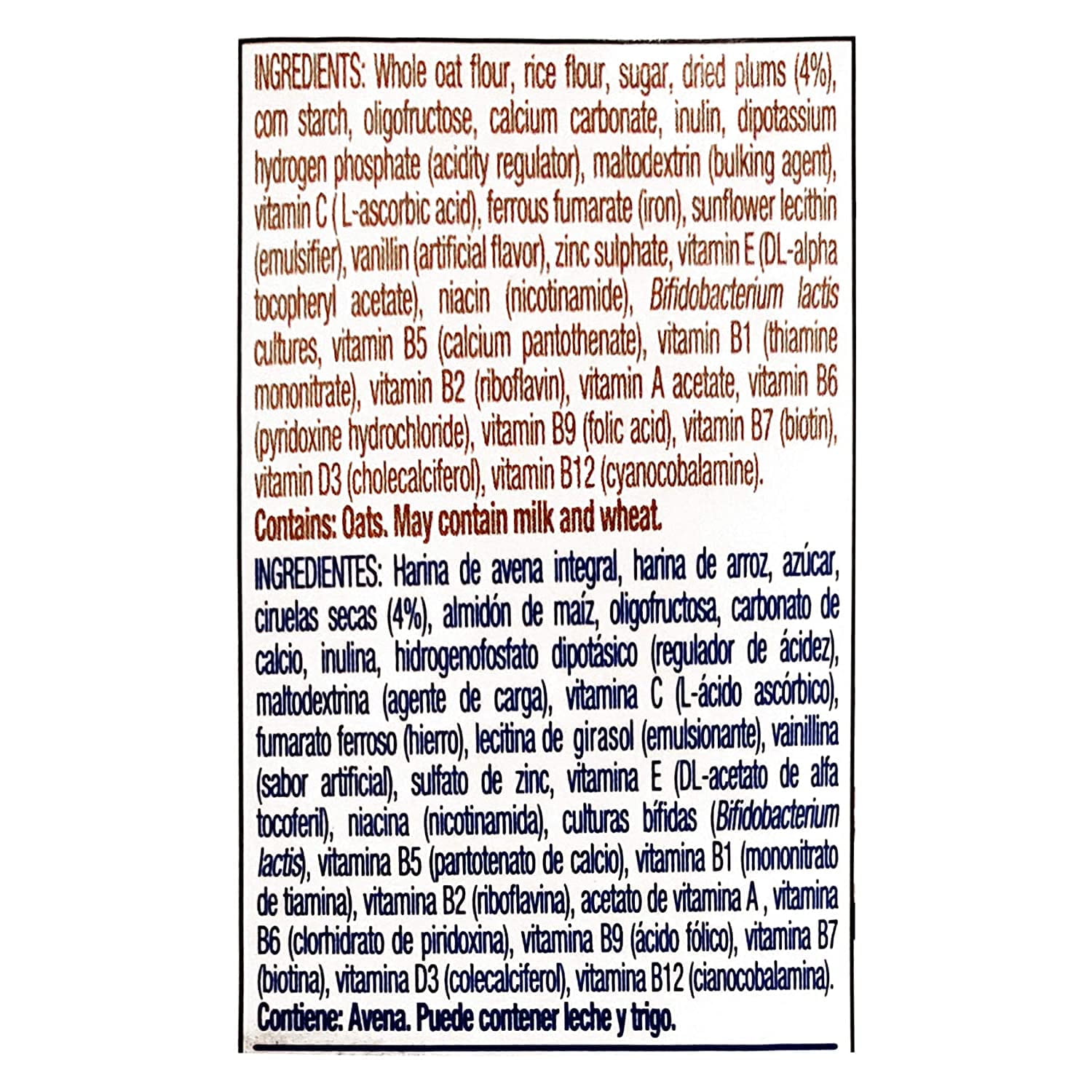 Nestle Nestum Infant Cereal, Multicereal with Prune, 9.5 OZ (Pack of 6)