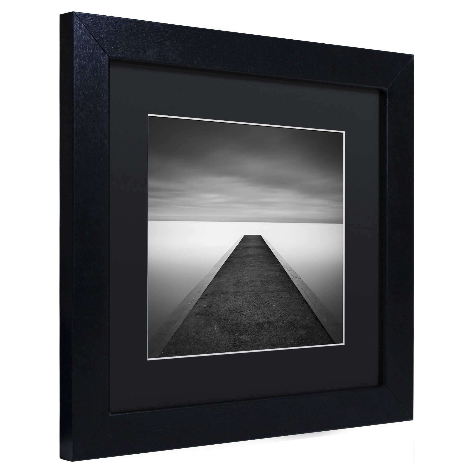 Trademark Fine Art "Edge Of Reality" Canvas Art by Dave MacVicar, Black Matte, Black Frame