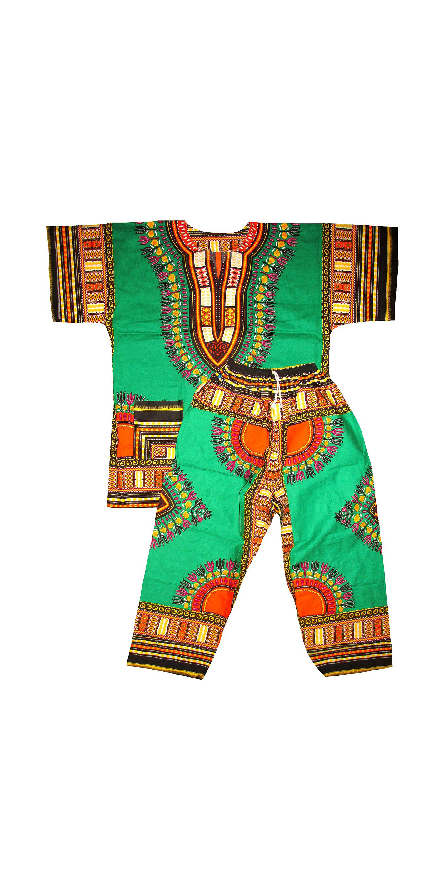 Unisex African Dashiki Shirt \u0026 Pants 