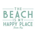 thumbnail image 3 of Siesta Key, Florida, The Beach is My Happy Place, Simply Said (9x12 Wall Art Print, Home Decor), 3 of 3