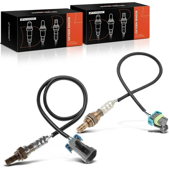 A-Premium O2 Oxygen Sensor Replacement for Chevrolet Colorado 2007-2012 Trailblazer GMC Envoy Canyon Hummer H3 Saab 9-7X Isuzu Upstream and Downstream 2-PC Set