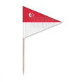 thumbnail image 1 of Singapore Country Flag Name Toothpick Triangle Cupcake Toppers Flag, 1 of 3