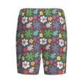 thumbnail image 4 of Yiaed Daisies Flowers for Men's Soft Sleep Pajama Short Lounging Pajama Shorts-XX-Large, 4 of 8