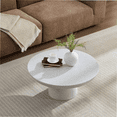 thumbnail image 3 of Kevinplus 31.50“ Round Coffee Table, Side Table,End Tables for Living Room,Beige,Gray,Beige, 3 of 7