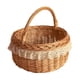 thumbnail image 1 of Picnic Basket, Wicker Picnic Basket, Flower Girl Baskets, Handle with Storage Basket, Picnic Accessories, for Wedding Holiday(Unlined), 1 of 5