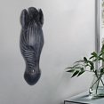 thumbnail image 4 of Estatua de cebra/cabeza de ciervo 3D, de montadas en pared, arte artesanal, decoración de pared de resina, escultura de pared Baoblaze Estatua de pared de cabeza de ciervo, 4 of 8