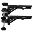 thumbnail image 3 of KAKOWELY desk shelf extender 2pcs Adjustable Clamp Desk Extender Shelf For Computer Arm Rest Foldable Desktop Extension Tray Ergonomic Keyboard Stand No Drilling Required, 3 of 5